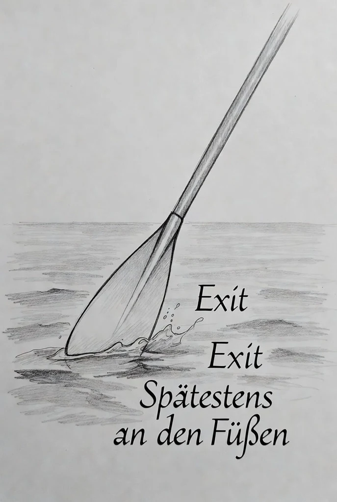 Exit-Phase an der Fußlinie.